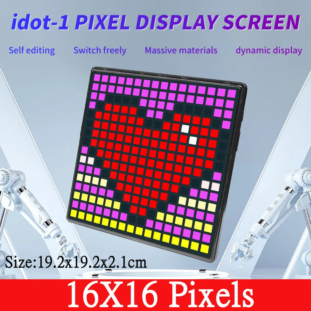 64X64 Smart LED Pixel Display RGB DIY Programmierbare Pixel APP Control Art Display Kreative Animationen Für Gaming Room Decor 