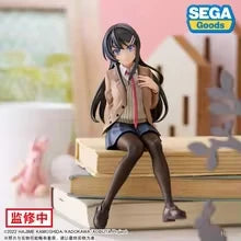 Anime Seishun Buta Yarou wa Randoseru Girl no Yume Minai Sakurajima Mai Figure Premium Chokonose Action Figure Model Gift Toy