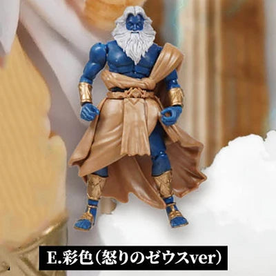 Original Kawaii Capsule Toys Spirits Gashapon Figure Cute Gacha Joints Movable Greek God Zeus Figurine Anime Kids Gift