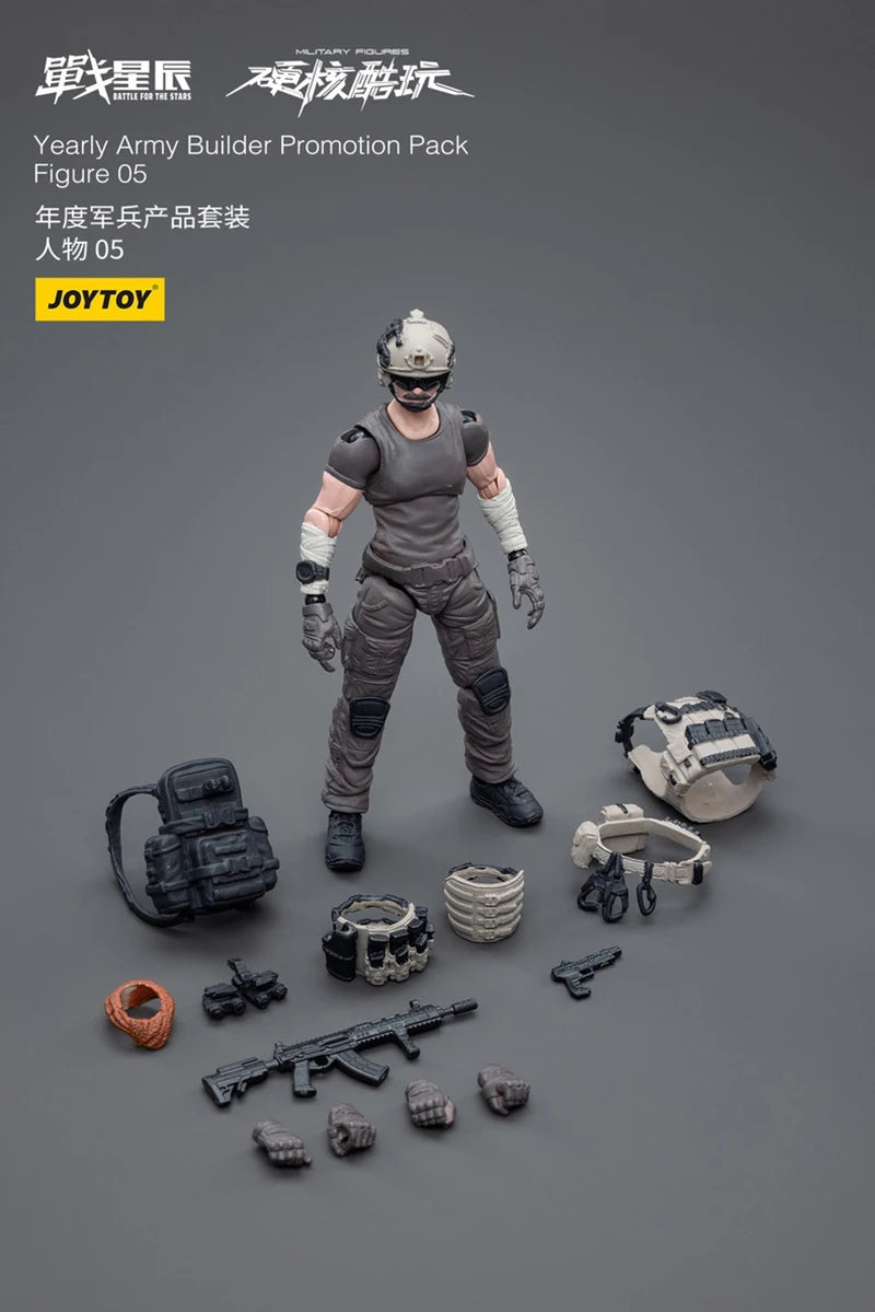 in Stock JOYTOY 1/18 10.5cm Action Figures Yearly Army Builder Promotion Pack Anime Collection Model