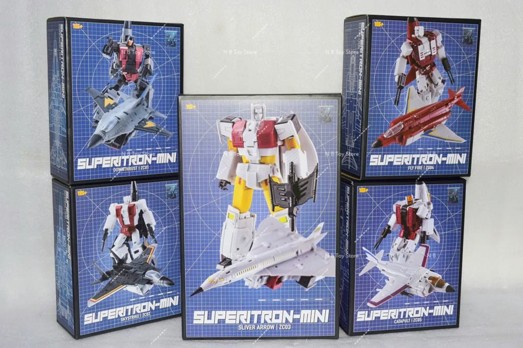 Transformation ZETA Toys Superion ZC01 Skydive ZC02 Air Raid ZC03 Silverbolt ZC04 Firefligh ZC05 Slingshot Action Figure Toy