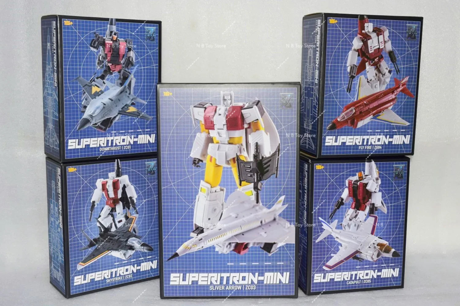 Transformation ZETA Toys Superion ZC01 Skydive ZC02 Air Raid ZC03 Silverbolt ZC04 Firefligh ZC05 Slingshot Action Figure Toy