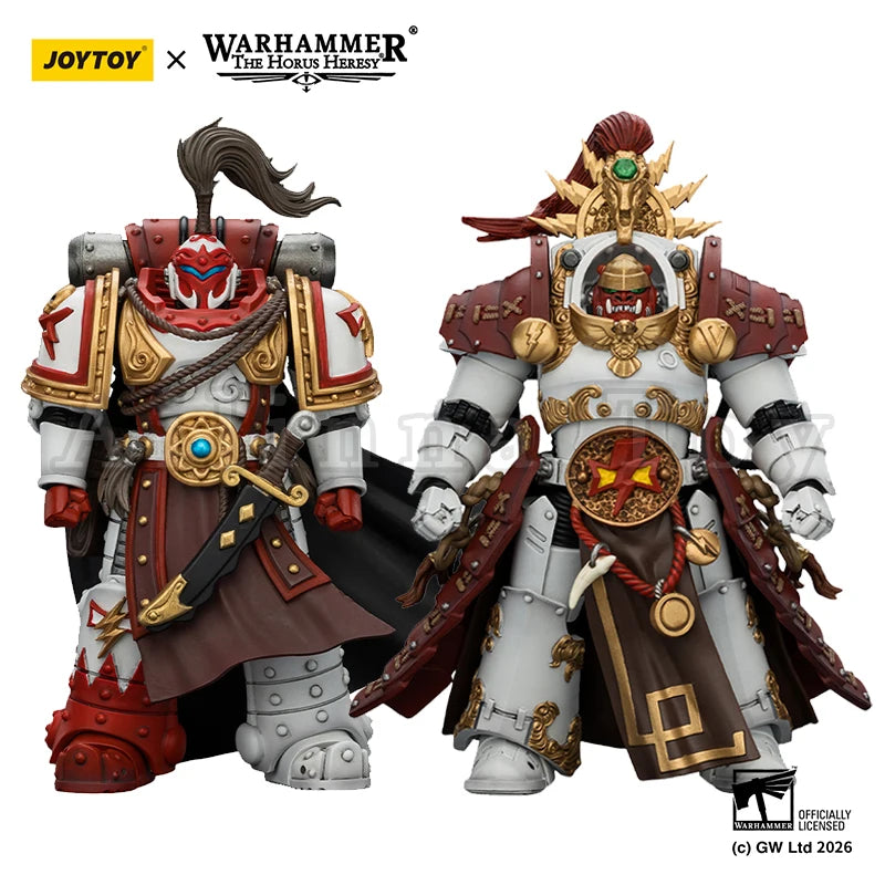 [Pre-Order]JOYTOY 1/18 Action Figure 40K White Scars Qin Xa Hibou Khan Contemptor Dreadnought Anime Model Collection Toy
