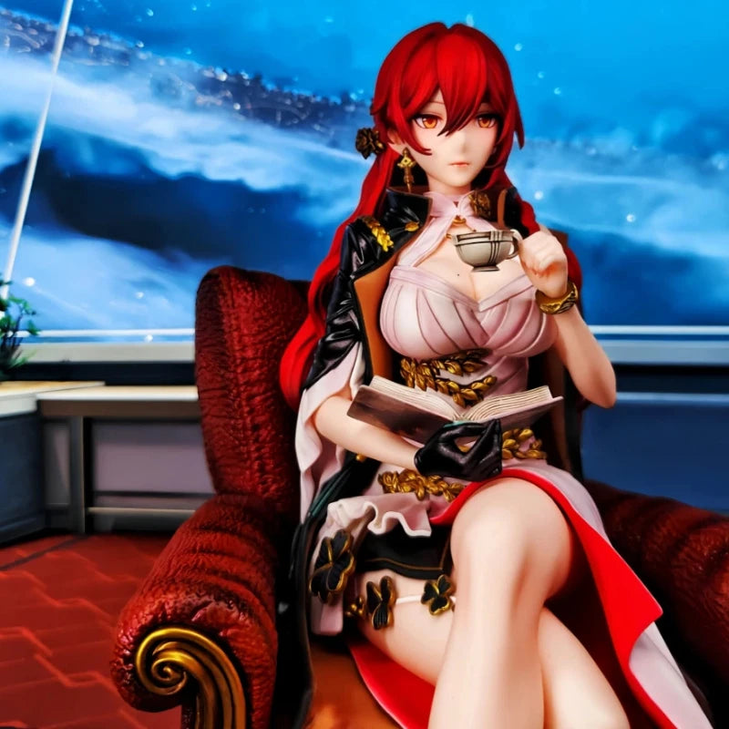Honkai：Star Rail Figure Himeko Trailblazer Sitting Posture Anime Collectible Model Desktop Decorations Holiday Gifts Kids Toys