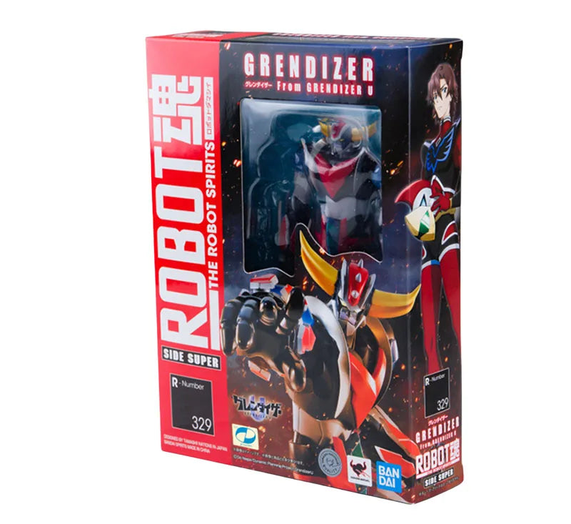 Bandai Genuine THE ROBOT SPIRITS 329 UFO Robot From GRENDIZER U Anime Action Figure Model Toys Collectible Ornaments Gift Kids