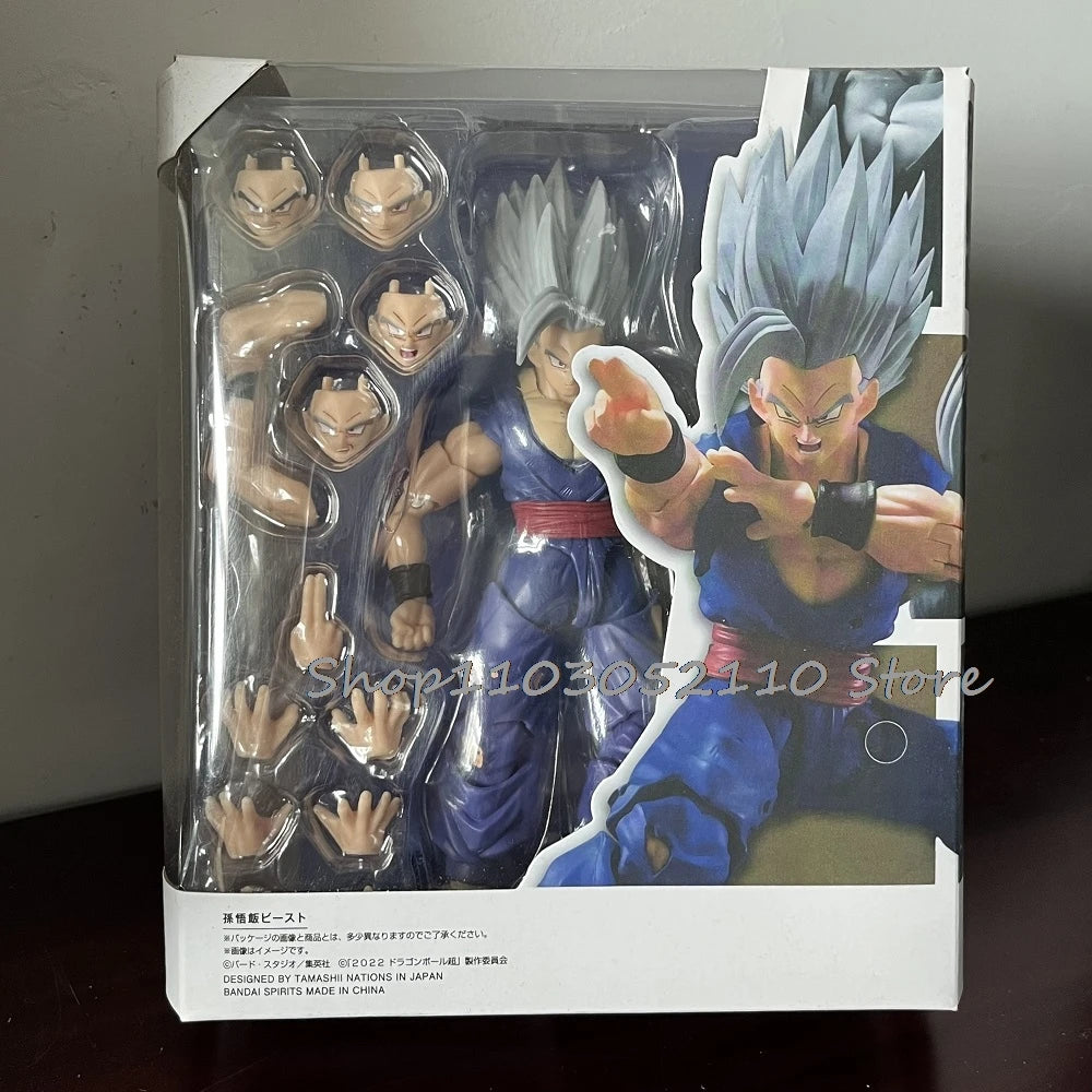 Anime S.H.Figuarts Dragon Ball Z Son Gohan Beast Figure SHF Gohan Super Hero PVC Action Model Toy Doll Birthday Gifts