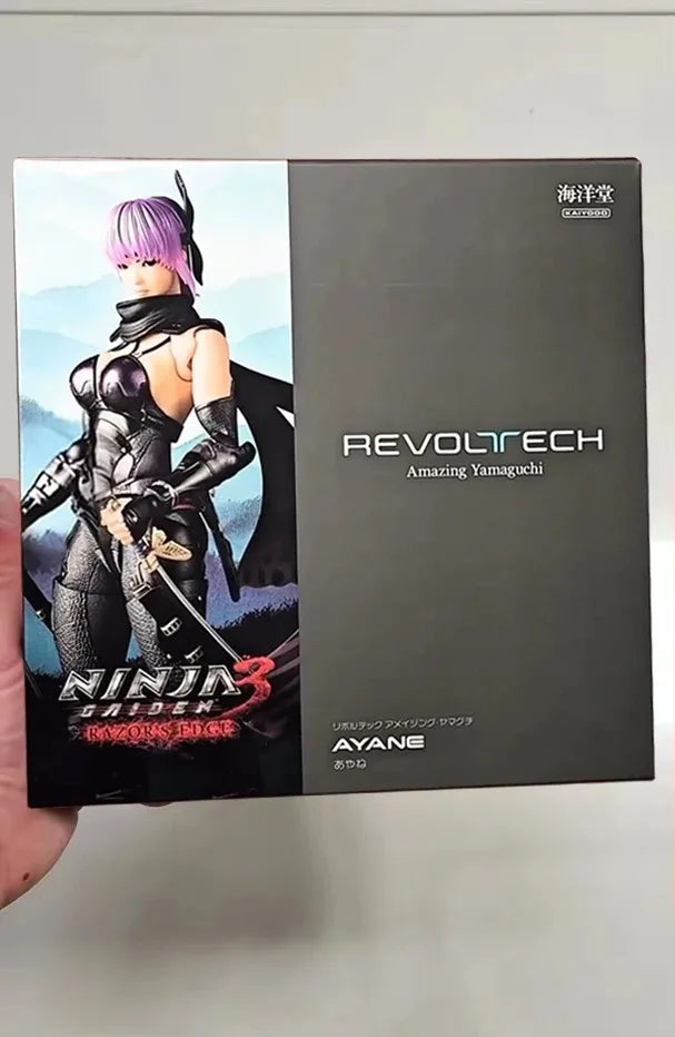 In Stock New Kaiyodo Revoltech Amazing Yamaguchi Ninja Gaiden Anime Figures Ayane Action Figure PVC Collection Model Toys Gifts