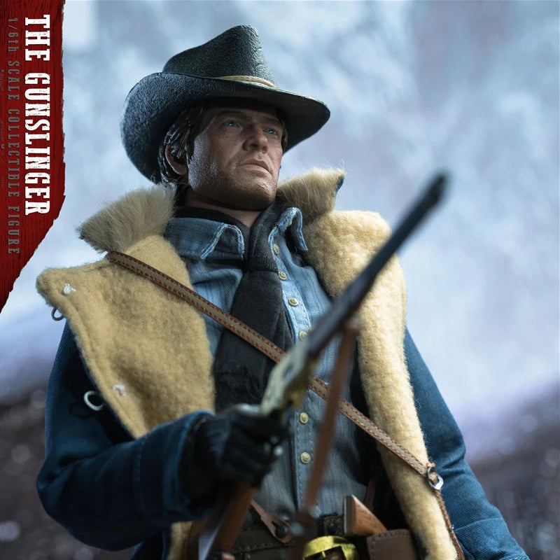 Original LIMTOYS LIM008 1/6 Full Set Male Soldier Western Cowboy Arthur Model With 2 Head Sculpt 12 Inch Action Figure Doll