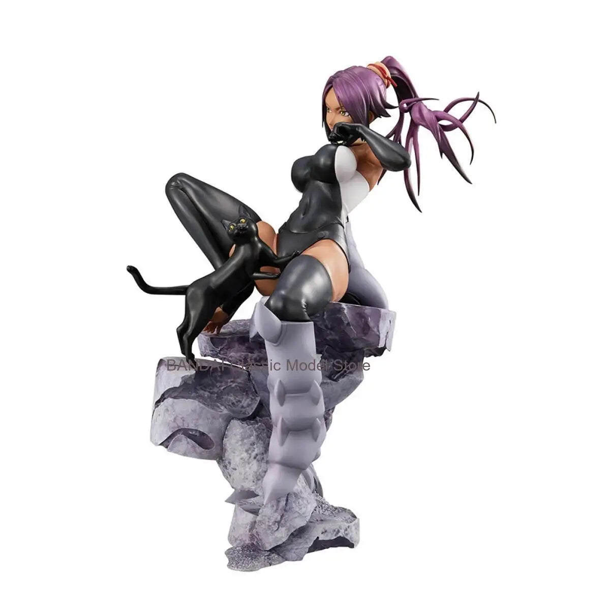 100% Original in Stock MegaHouse G.E.M. Bleach Shihouin Yoruichi Anime Figure Collection Series Garage Kit Model Decoration