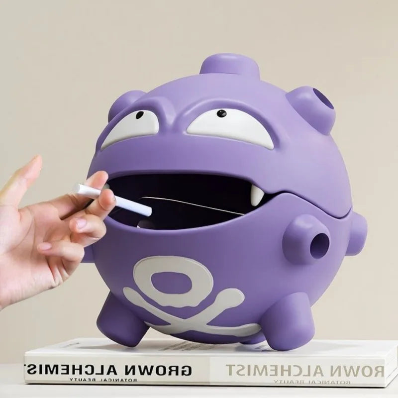 Cartoon Pokemon Weezing Mosquito Coil Tray Anime Indoor Incense Holders Bedroom Figures Desktop Car Decoration Storage Toys Gift