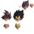 In Stock Son Goku Vegeta RE Double Floating Head Sculpt Dragon Ball SHF Head Accessory Battle Damaged Version Toys Anime Figure