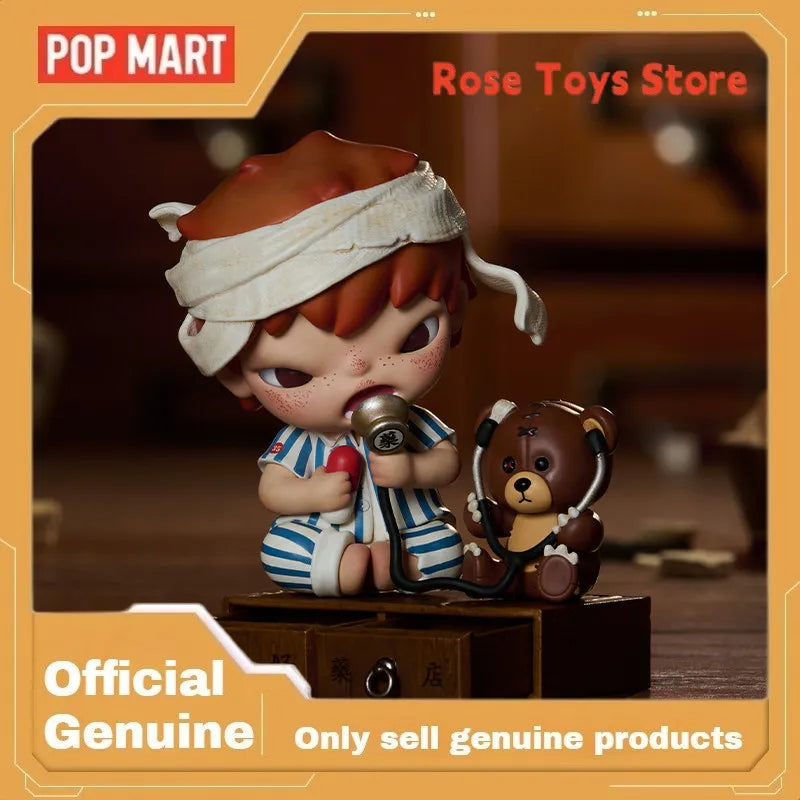 POP MART Hirono Good Pharmacy Collectible Blind Card Figure Desktop Ornament Cute Toy Figurine Gift For Anime Lovers Collectors