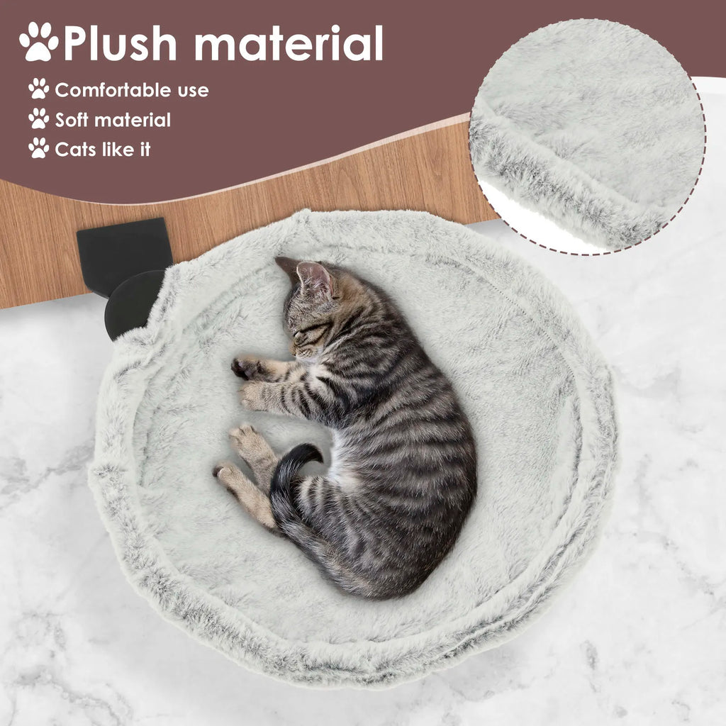 Cat Hammock Felt Pet Nest Bed Soft Comfortable Desk Kitten Hammock Strong Load Capacity Kitten Perch Pet Supplies for Indoor