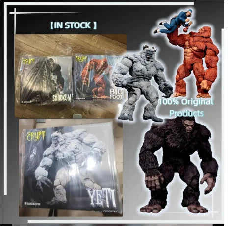 【Ready Stock】 Original LC Studio Yeti Bigfoot Skookum Figure Model Toy Toy Gift Collection