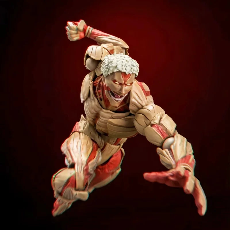 НОВИ Kaiyodo Armored Titan Movable Model Toys Revoltech НЕВЕРОЯТНИ YAMAGUCHI Yoroi No Kyojin Attack on Titan Аниме Фигурки Играчка Подарък