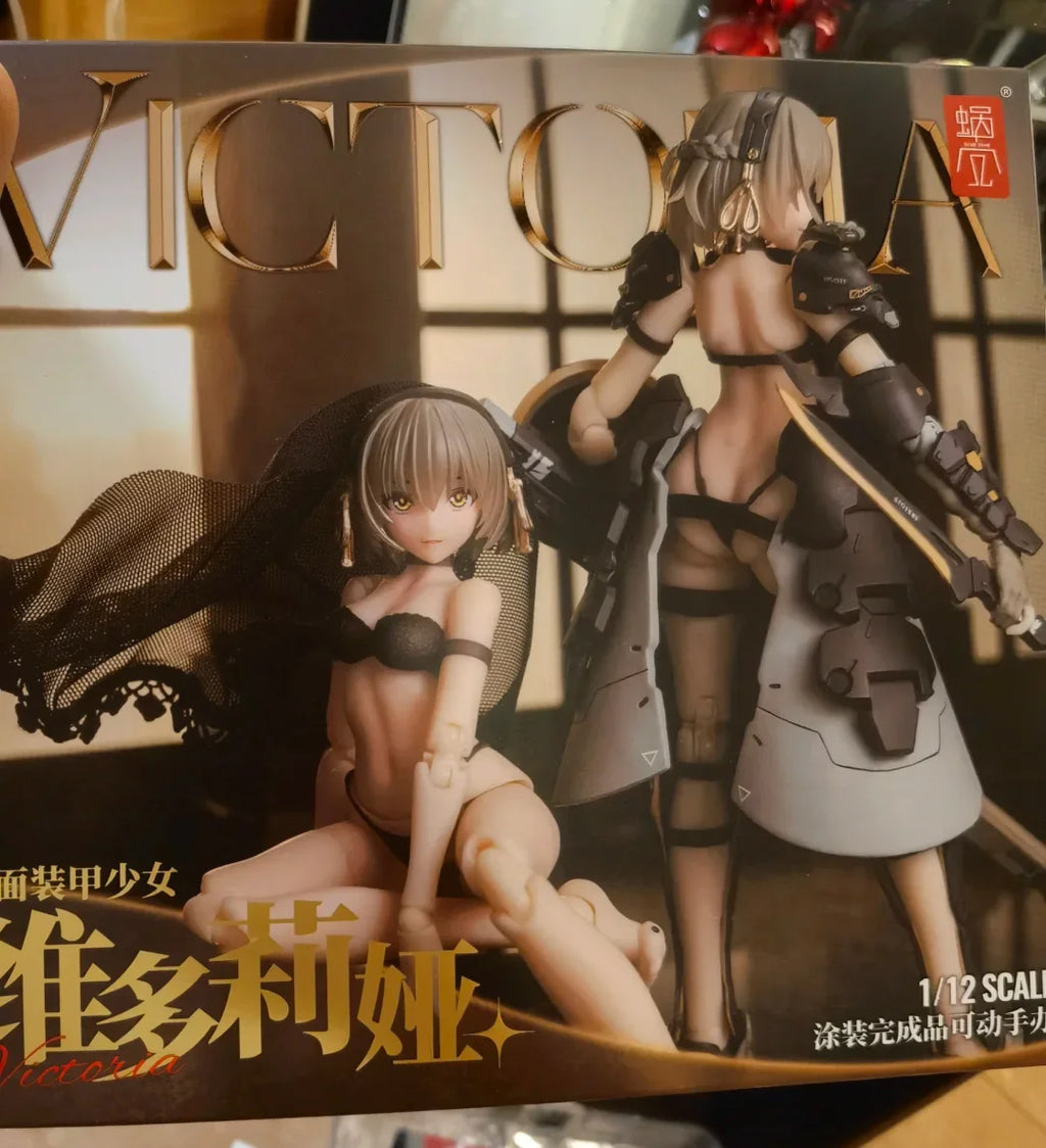 Original Snail shell Front Armored Girl Victoria 1/12 Anime Figure Mobile Machine Collection Desktop Decoration Model Toy Gift