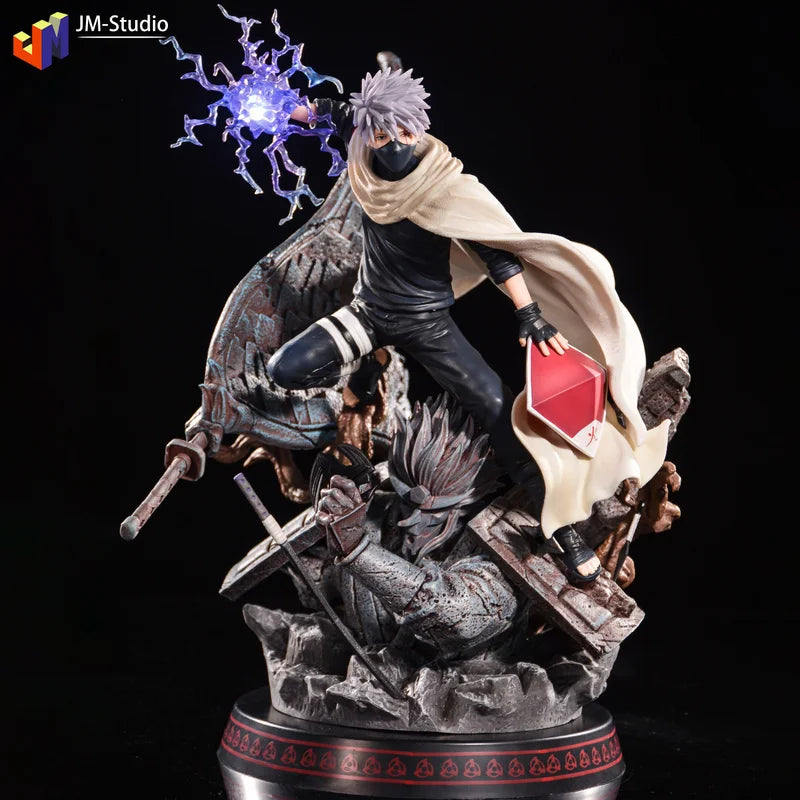 GKNaruto Shippuden Anime Model Figures Hatake Kakashi Action Figure PVC 31cm oversize Statue Figma Figurine Collectible Toys