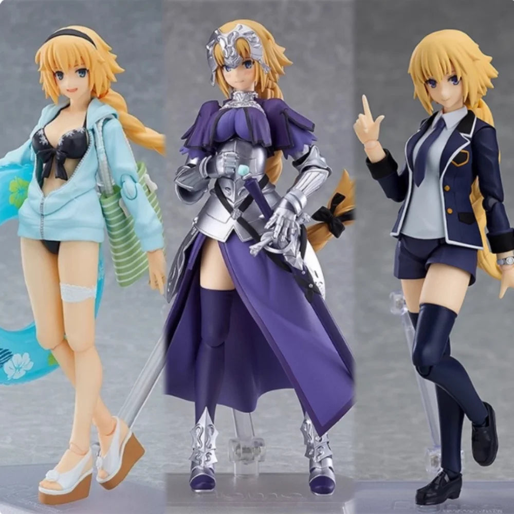 Figma366 Joan of Arc Movable Humanoid Action Figure Fate/Grand Order Ruler Collectible Model Office Figurine Birthday Gift