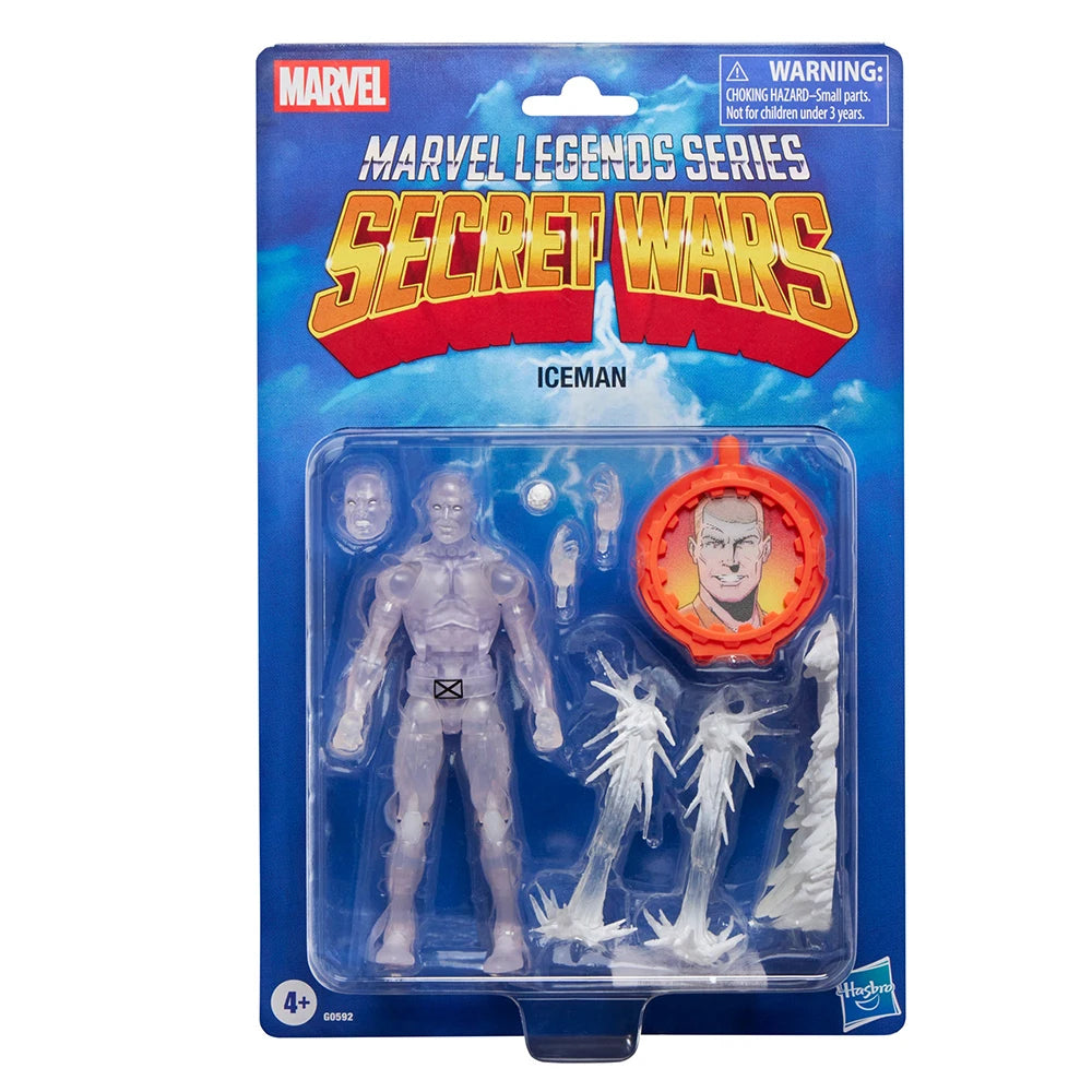 [In-Stock] Hasbro Marvel Legends Series Secret Wars Ice Man 6-Inch-Scale Collectible Anime Action Figure Model Toy Gifts