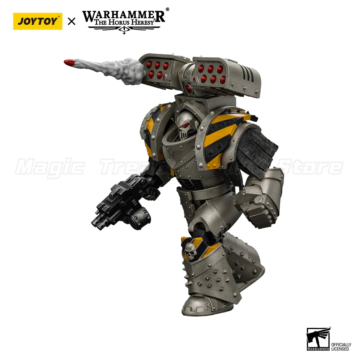 【In Stock】JOYTOY Warhammer 40K Tlron Warriors Tyrant Siege Terminator with Rocket Launcher Model Toy 1/18 Action Figure