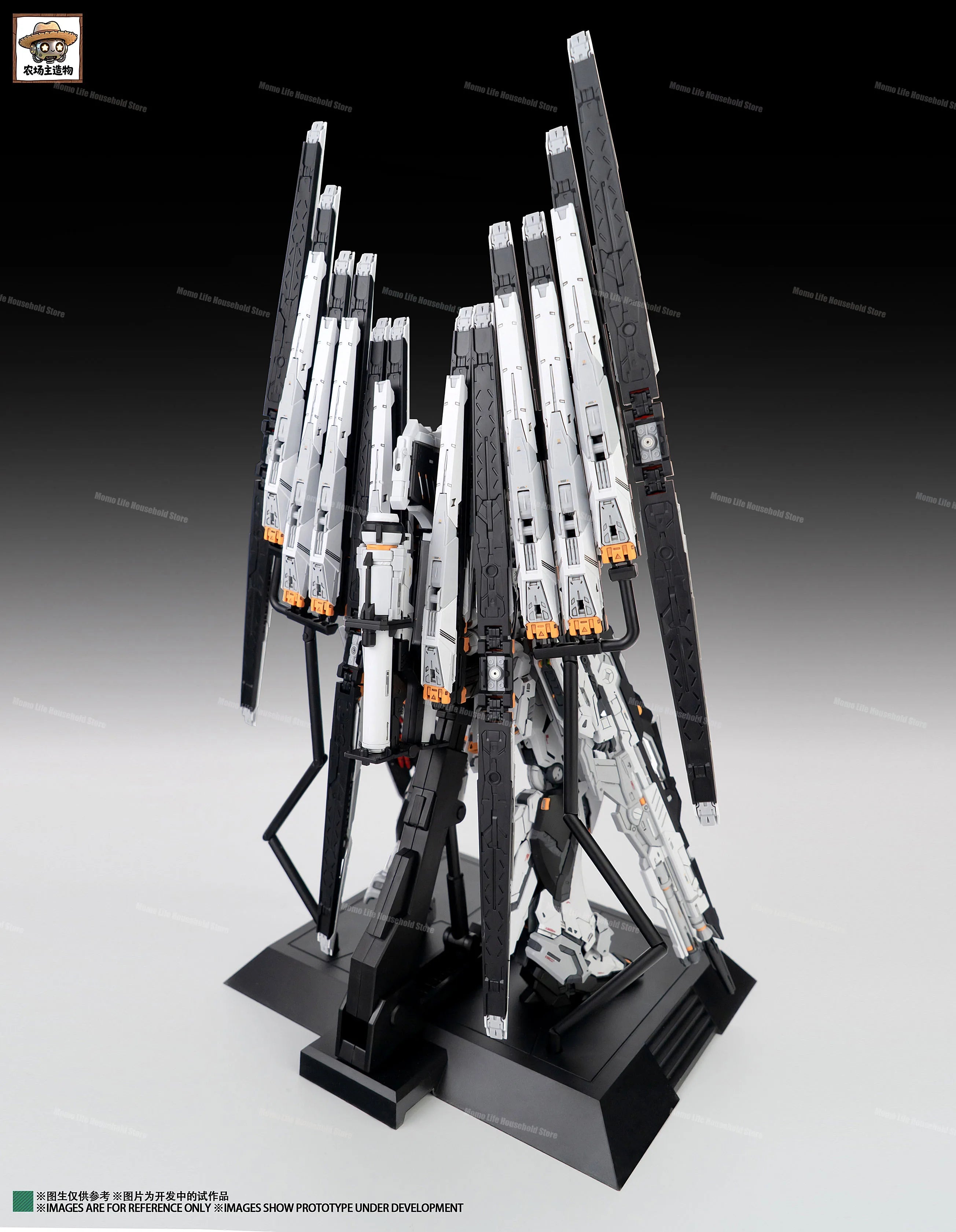 New NONGCHENGZHU 1/100 MG RX-93 v GK Assembly Model Kits Plastic skeleton Anime Action Figure Robot Plastic Model Gifts Toys