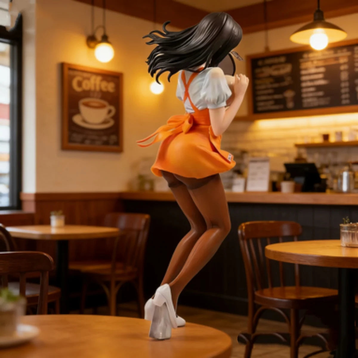 29cm Young Wife Waitress Hitomi Girl Figure Oda Non Product Model Statue Boys Collection Desktop Decoration Ornament Toys Gifts