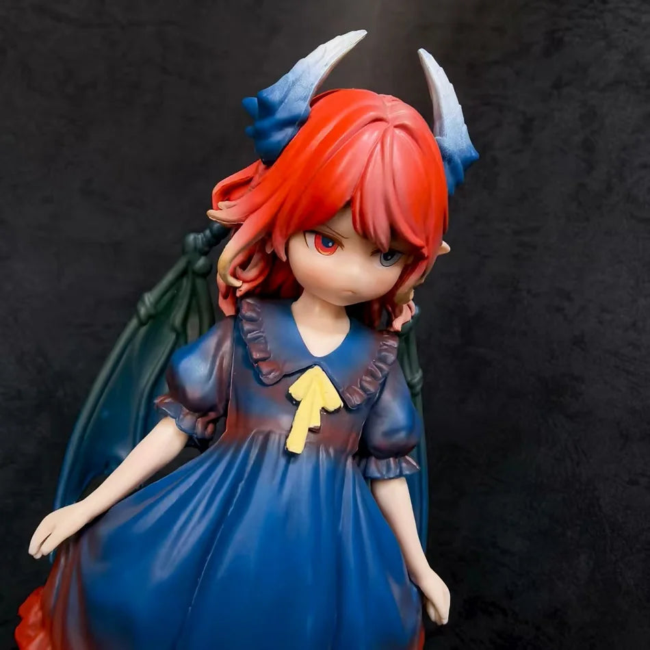 Hot sale Angry Dragon Girl Figure GK Original Beauty Girl Loli Anime 2D Model Desktop Chassis Ornaments Peripherals