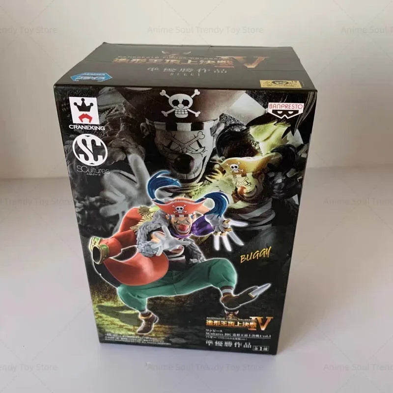In Stock Bandai Original Banpresto ONE PIECE SC Buggy Anime Action Figure Model Figures Toys AS