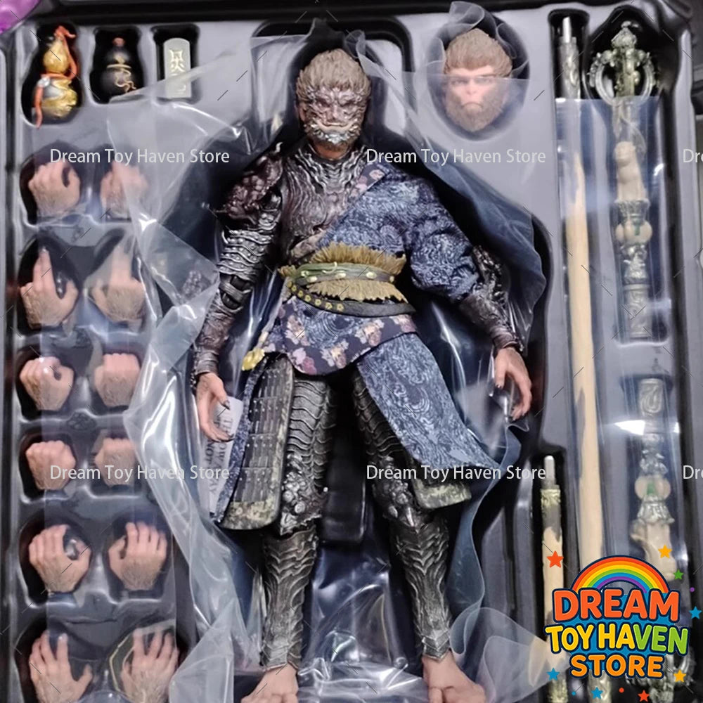 INART 1/12 Scale Male Soldier Black Myth Wukong The Chosen One Monkey King 6Inch Action Figure Model Fans Collectible