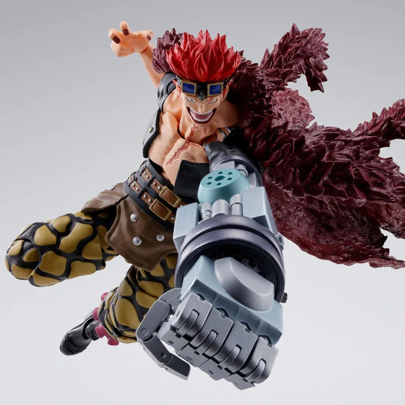 In Stock BANDAI Original Box S.H.Figuarts EUSTASS.KID LUFFY Anime Action Figure Model Toy Gift for Kid Foam Box Packaging