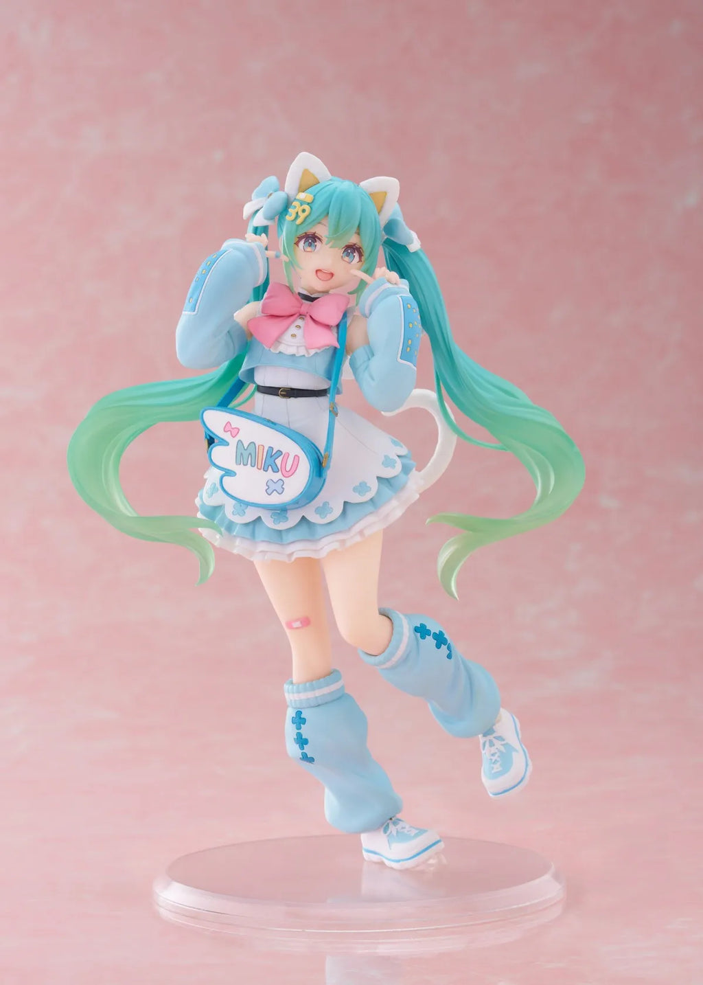 Original TAITO Fashion Fancy Hatsune Miku 39th Action Figure Toys PVC Model Collection Anime Figurine Doll Gift