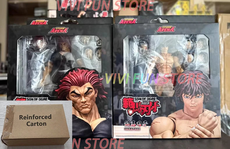 In Stock Storm Toys Arena Kaoru Hanayama 6 inches Hanma Yujiro Hanma 1/12 PVC Anime Figures Model Toys BAKI boy ST Small size