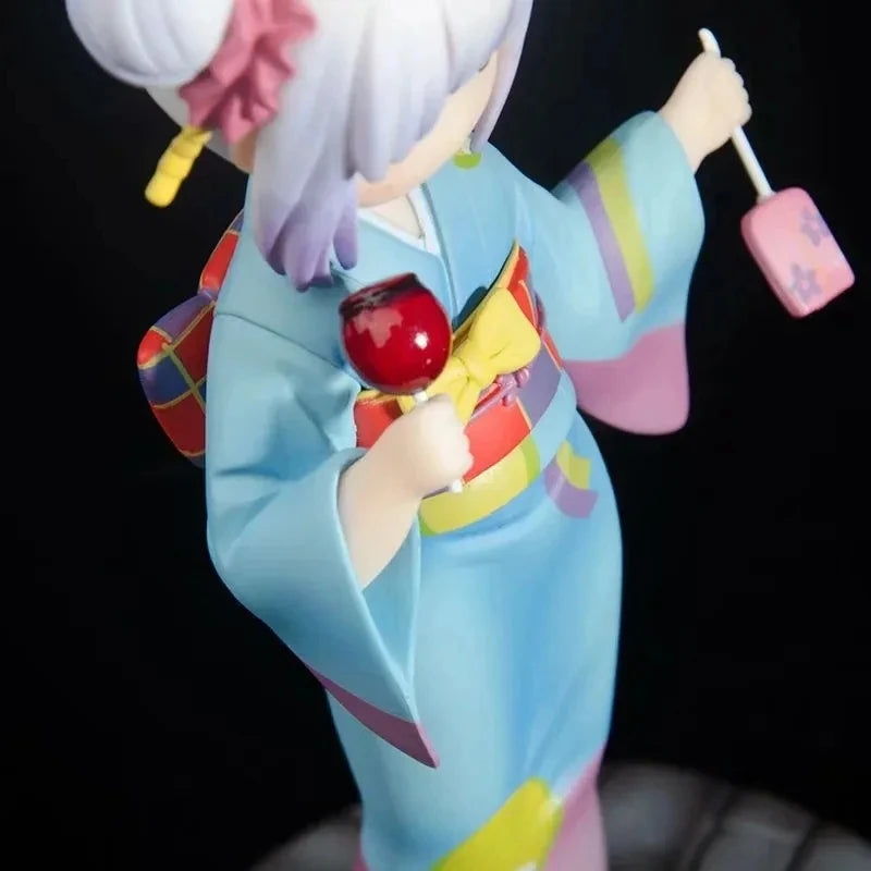 Miss Kobayashi's Dragon Maid Kanna Kamui Action Figure 1/8 Scale Painted Figure Kimono Version PVC Figure Toy Brinquedos Anime