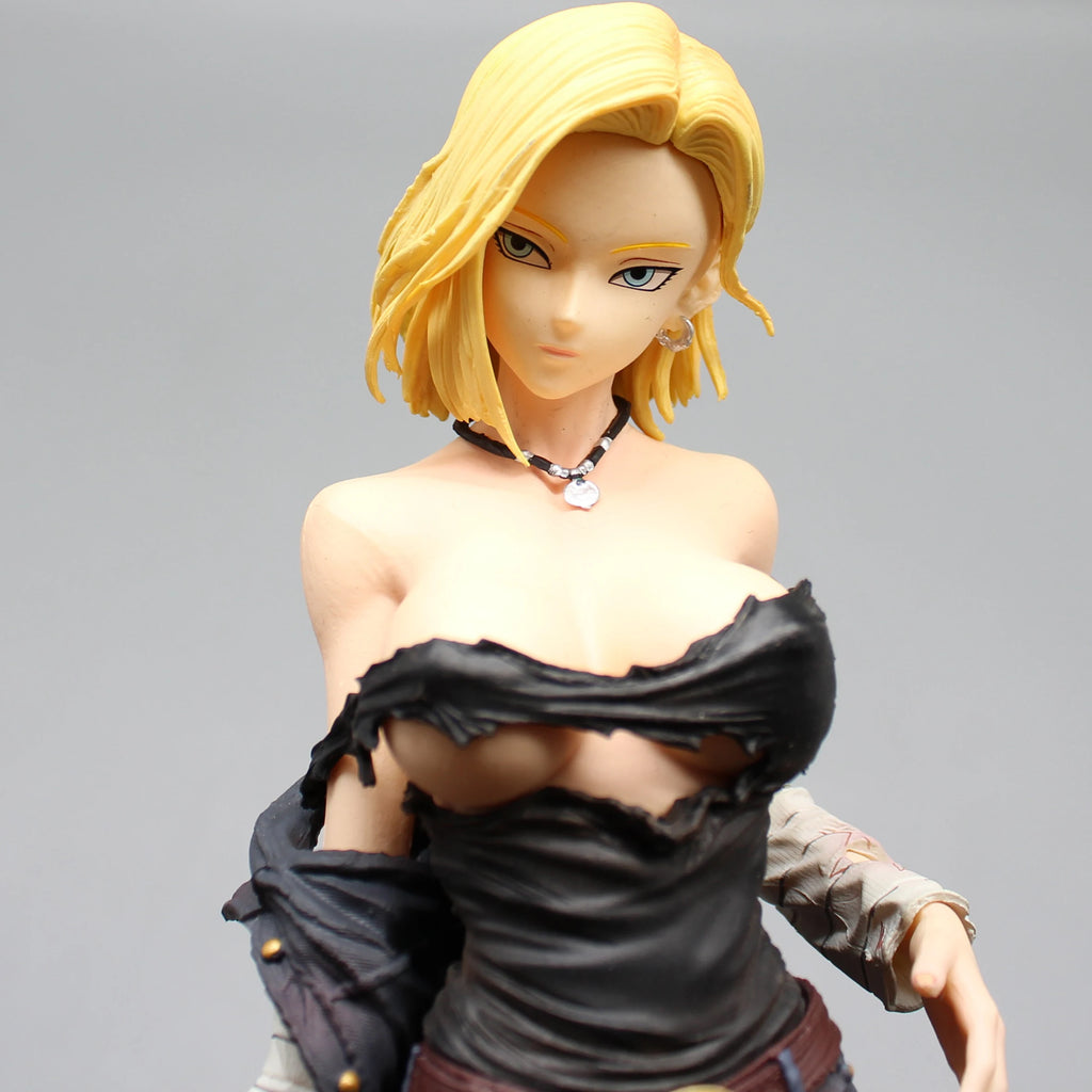 30 cm Dragon Ball Z Anime Figuren Android 18 Actionfiguren Sexy Lazuli PVC Statue Modell Puppe Sammlerstück Ornament Geburtstagsspielzeug