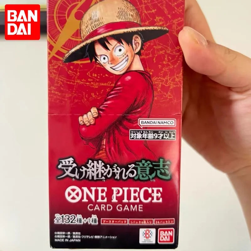 In Stock 2025 Bandai Genuine One Piece Opcg Tcg Game Card Chinese Version Op13 Carrying On His Will Collection Card Toys