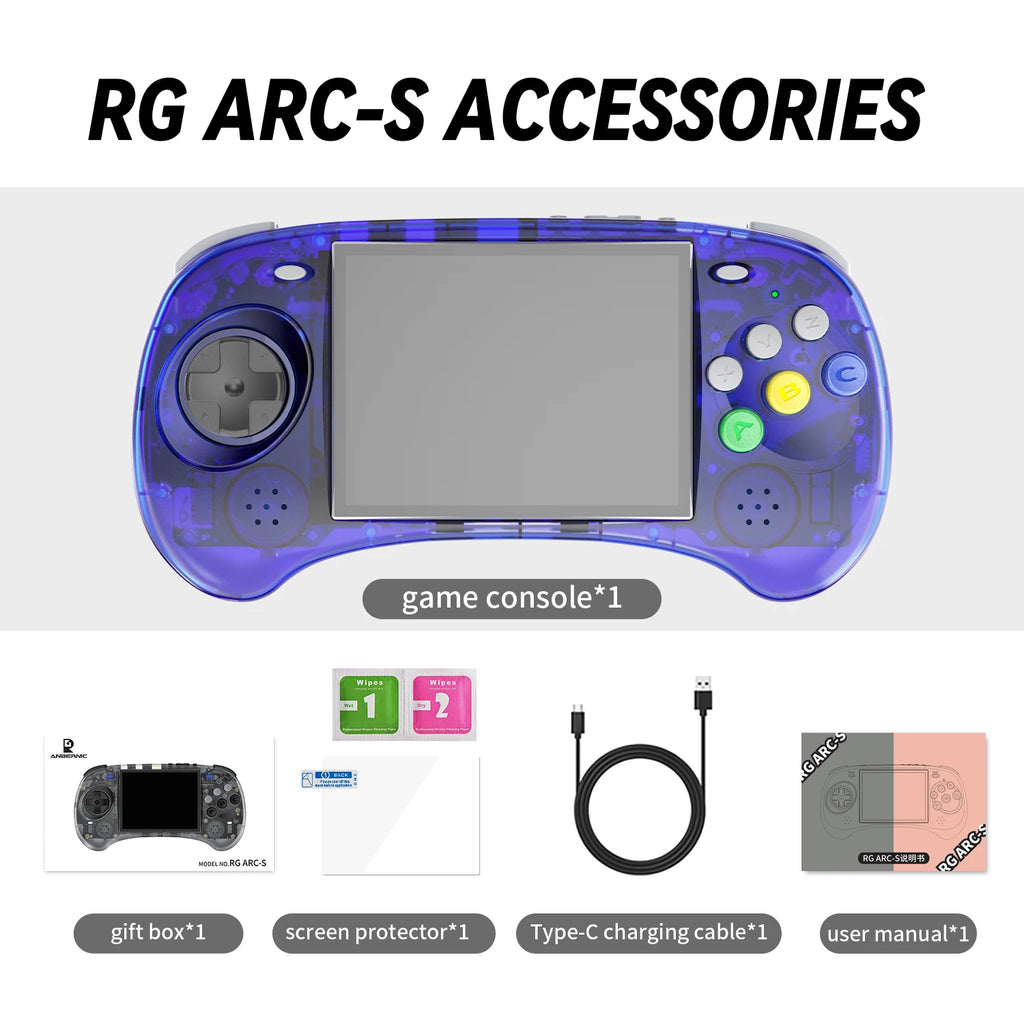 ANBERNIC RG ARC-S RG ARC-D Retro Handheld Game Console 4.0 inch IPS Screen Online Fighting Streaming HD To TV Out Gaming Player