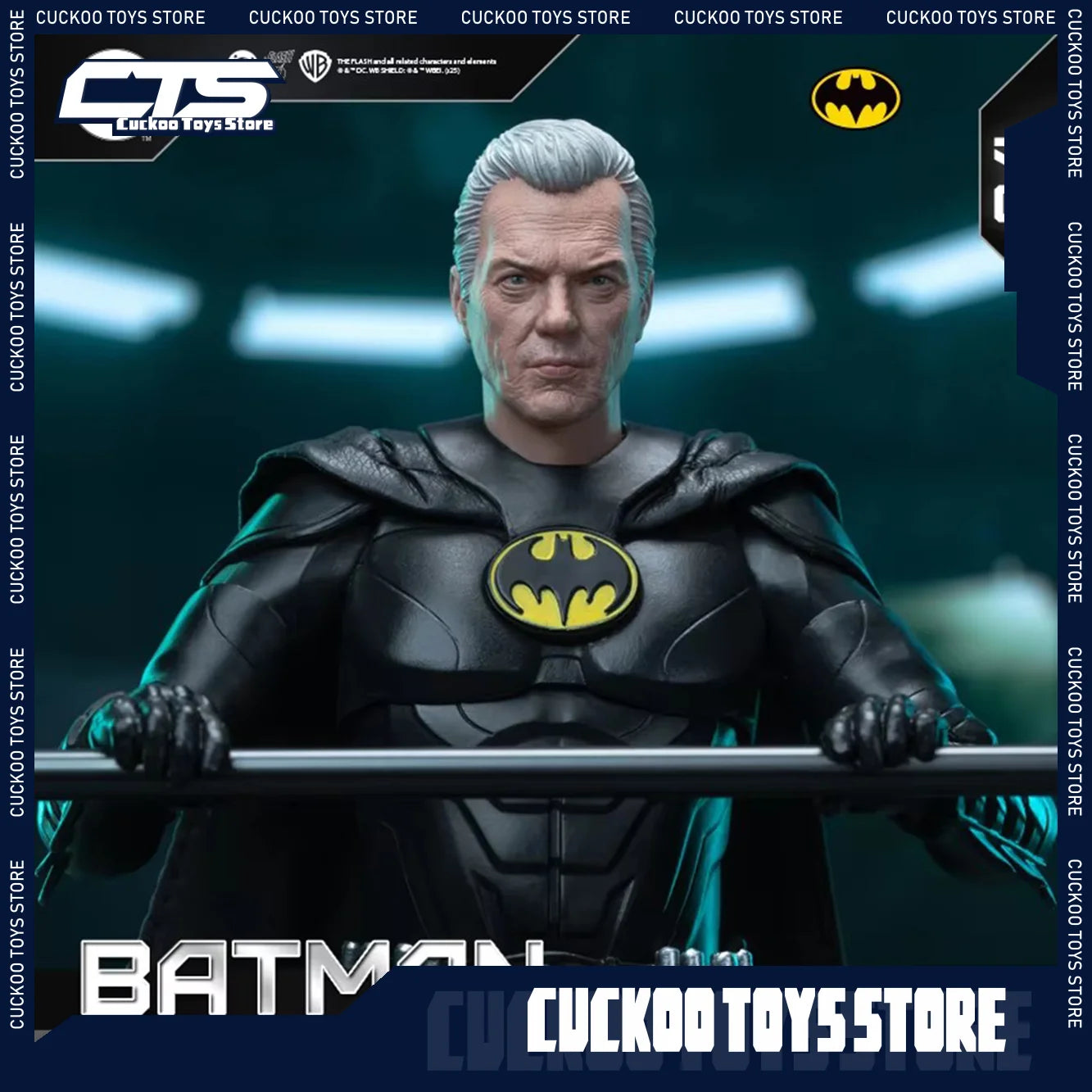 Original FondJoy Keaton Batman Figure DC Justice League Action Figures Detective Comics 1/9 PVC Joint Movable Kid Toy Christmas
