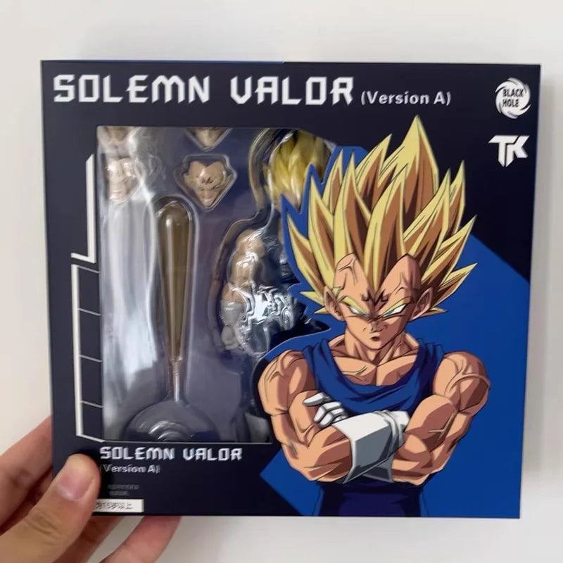 Black Hole Toys & TK Dragon Ball Z SHF Super Saiyan SSJ Majin Vegeta Battle Damage Full Power Anime Action Figures Models toys
