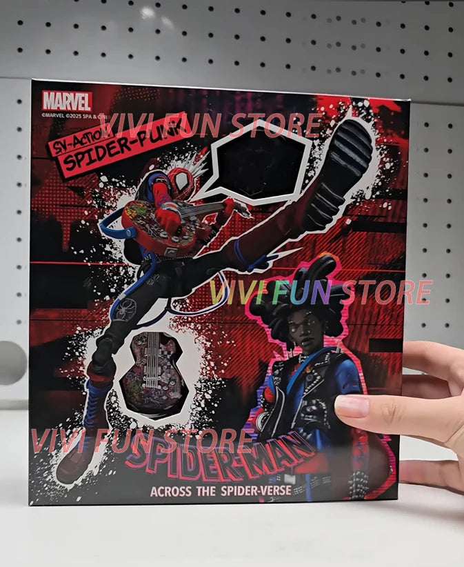 In Stock Sentinel SV-Action SPIDER-PUNK Hobie Brown Spider-Man Movability Model Toys Spider-Man: Across the Spider-Verse
