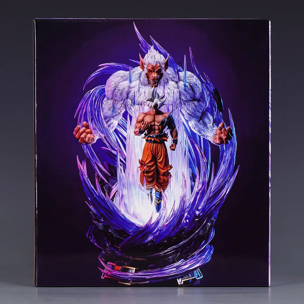 30cm Dragon Ball Anime Figures Son Goku Ultra Instinct Great Ape Action Figure Statue Collection Ornaments Model Doll Gift Toys