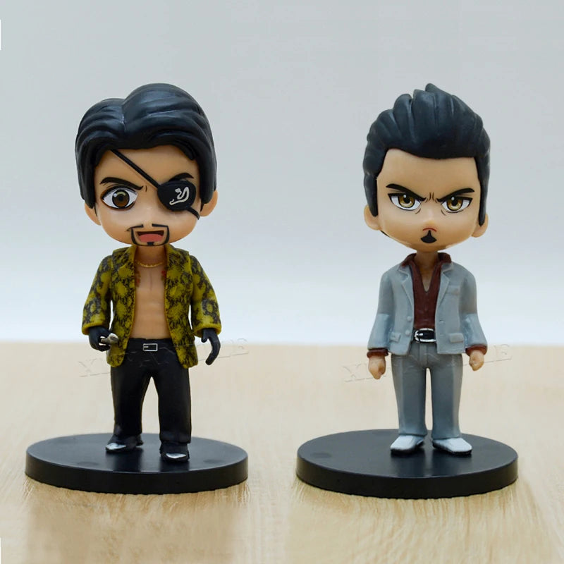 10cm Like A Dragon Majima Goro Anime Figure Ryu ga Gotoku Kiryu Kazuma Action Figure Kasuga Ichiban Figurine Model Doll Toy Gift
