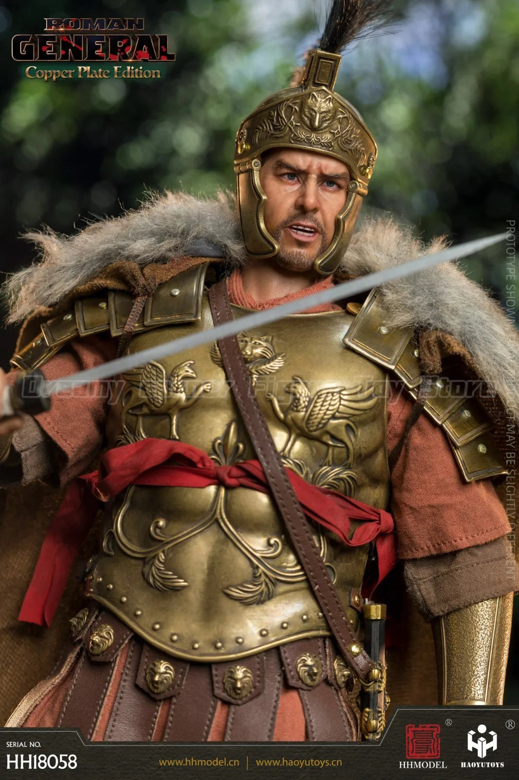 【In Stock】HHMODEL HAOYUTOYS HH18058 Imperial Legion General Bronze Edition 1/6 Action Figure Model Collection