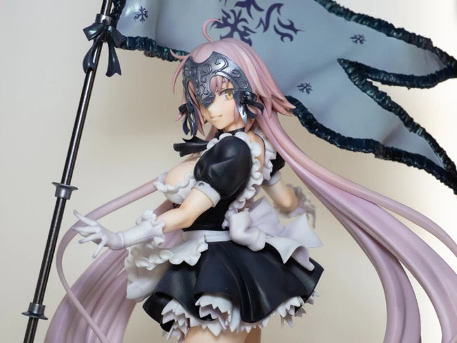 1/6 Anime Joan of Arc Fate/Grand Order maid Kit kawaii Resin GK DIY White Assembly GK Model Statue Toys doll Collection Gifts