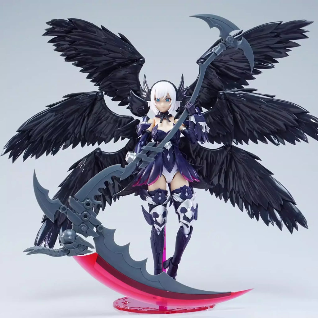 Feathery Six-Winged Little Angel Dual Body Units Acrylic Bonus Edition Interchangeable Faces Assembly Model  Action Figure Model