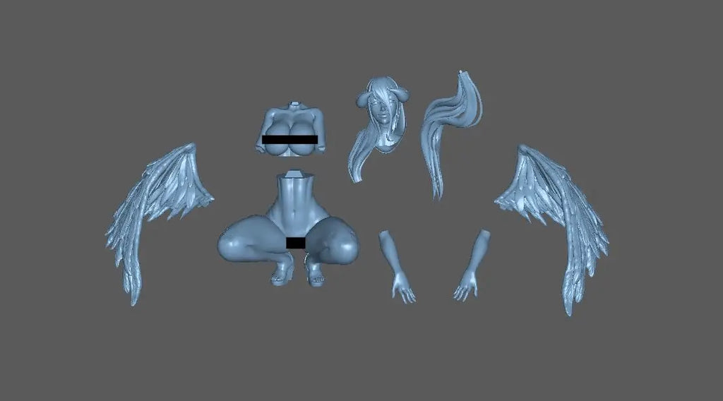 75mm,50mm, miniature model resin figure , Overlord Albedo NSFW , Unassembled and unpainted kit