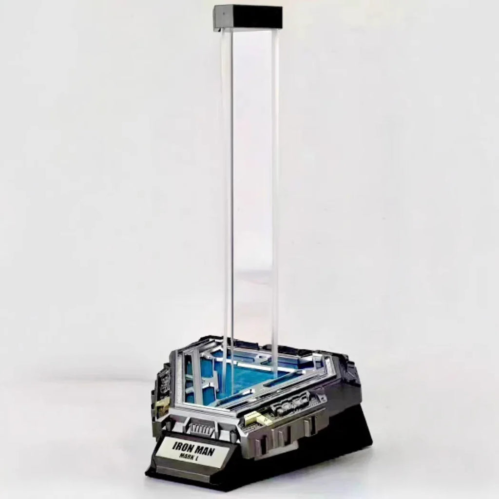 Autoking Iron Man Mk50-Helm, Sammlerstück im Maßstab 1:1, mit spezieller Ladestation, Fernbedienung, Sprachsteuerung und anpassbarem Ausstellungsständer