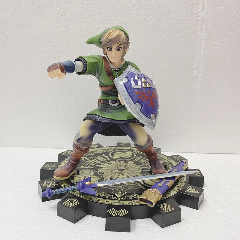 Anime Zelda Legend Figure Skyward Link Action Figure Master Sword Skyward Cool Doll Desktop Ornament Collection Gift For Child