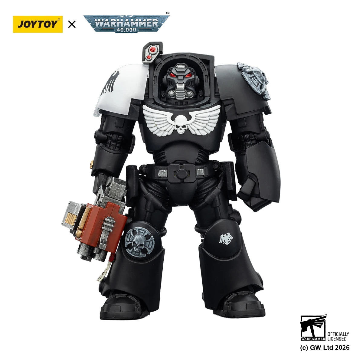 JOYTOY Warhammer 40k 1/18 Action Figures Terminator Black Templars Dark Angels Imperial Fists White Scars Salamanders Model Toys