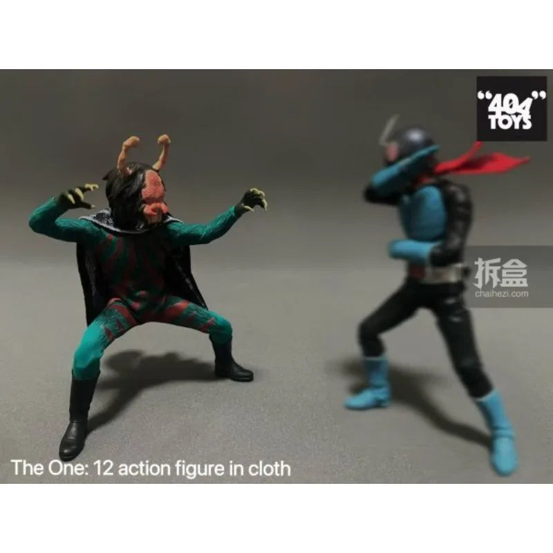 404TOYS Original Kamen Rider1\12 Series Yuanzu Insect Warrior\Spider Monster Anime Action Figure Model Toys Gifts Fo Boys