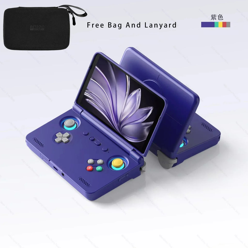НОВО! Retroid Pocket Flip2 Android SD865/D1100 5.5”1080p OLED WIFI6 Ръчна преносима геймърска конзола с люлеещи се бутони по поръчка